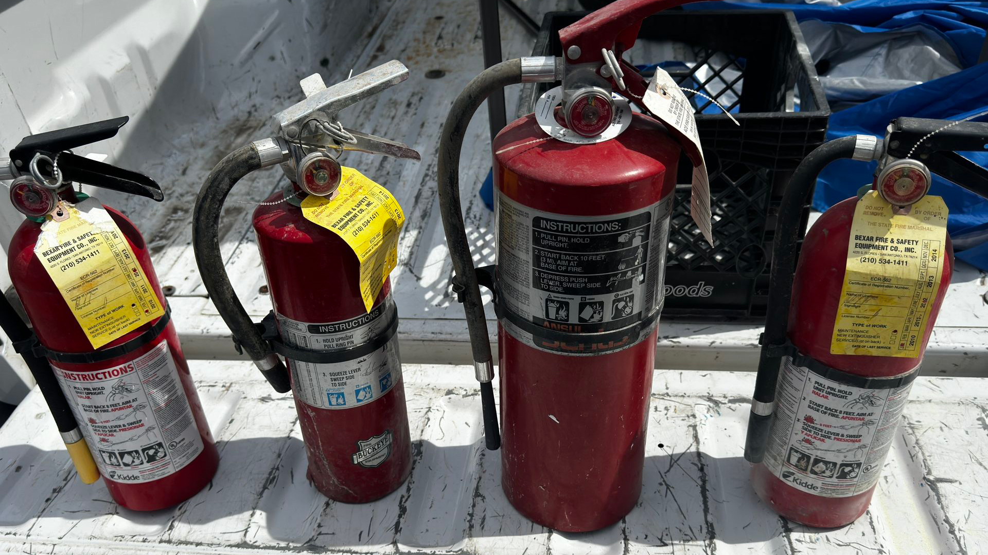 Fire Extinguisher Setting